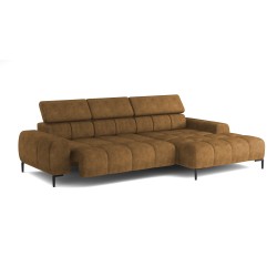 PLAZA Mini Freestanding Right-Handed Corner Sofa in Monolith 48 Versailles PLAZA Mini Freestanding Right-Handed Corner Sofa in Monolith 48 Versailles