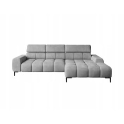 PLAZA Mini Free-Standing Right-Sided Corner Sofa in Monolith 84 VERSAILLES Style