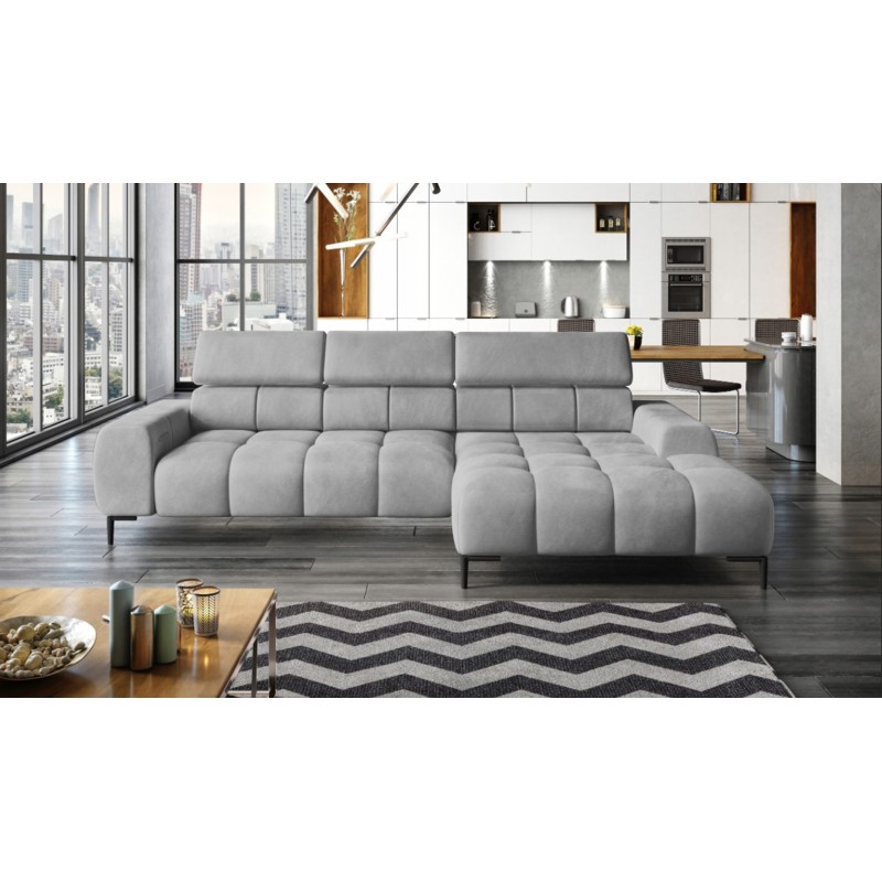 PLAZA Mini Free-Standing Right-Sided Corner Sofa in Monolith 84 VERSAILLES Style PLAZA Mini Free-Standing Right-Sided Corner Sofa in Monolith 84 VERSAILLES Style