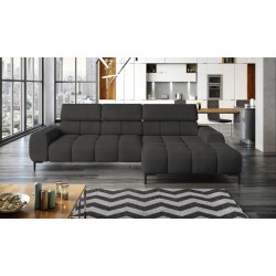 PLAZA Mini Free-standing Right-facing Corner Sofa in Monolith 95 Versailles PLAZA Mini Free-standing Right-facing Corner Sofa in Monolith 95 Versailles