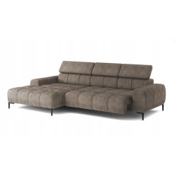 PLAZA Mini Free-Standing Left-Facing Corner Sofa in Salvador 03 Versailles Style