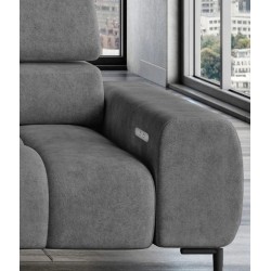 PLAZA Mini Free-Standing Right-Handed Corner Sofa in Salvador 15 VERSAILLES Finish PLAZA Mini Free-Standing Right-Handed Corner Sofa in Salvador 15 VERSAILLES Finish