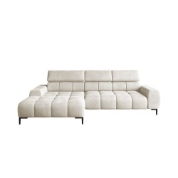 PLAZA Mini Free-Standing Left-Handed Corner Sofa in Solar 03 VERSAILLES