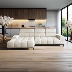 PLAZA Mini Free-Standing Left-Handed Corner Sofa in Solar 03 VERSAILLES PLAZA Mini Free-Standing Left-Handed Corner Sofa in Solar 03 VERSAILLES