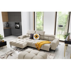 PLAZA Mini Free-Standing Left-Handed Corner Sofa in Solar 03 VERSAILLES PLAZA Mini Free-Standing Left-Handed Corner Sofa in Solar 03 VERSAILLES