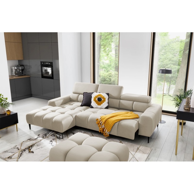 PLAZA Mini Free-Standing Left-Handed Corner Sofa in Solar 03 VERSAILLES PLAZA Mini Free-Standing Left-Handed Corner Sofa in Solar 03 VERSAILLES