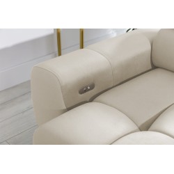 PLAZA Mini Free-Standing Left-Handed Corner Sofa in Solar 03 VERSAILLES PLAZA Mini Free-Standing Left-Handed Corner Sofa in Solar 03 VERSAILLES