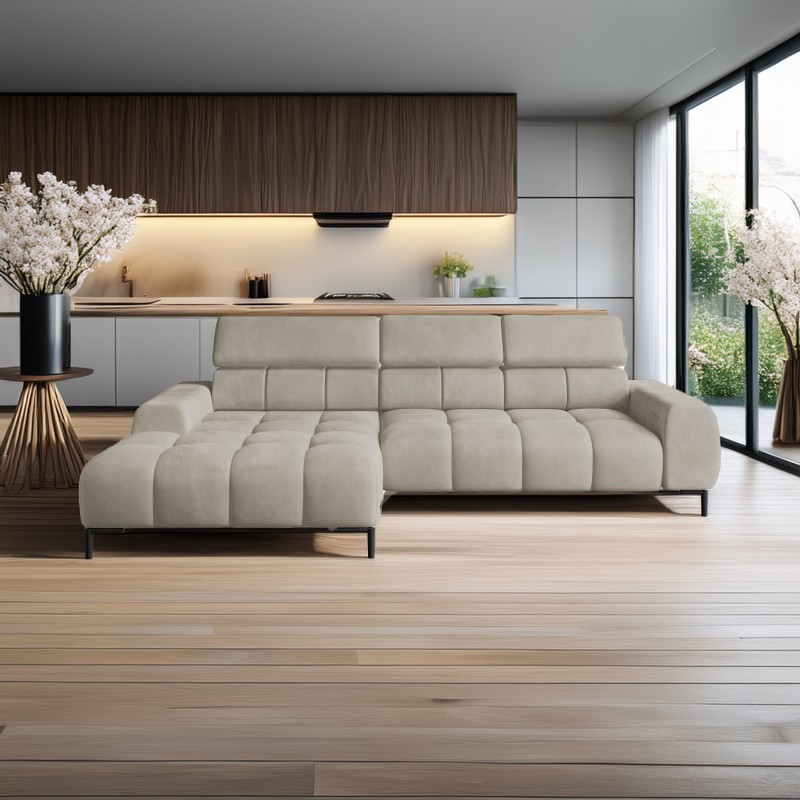 Experience Modern Elegance with PLAZA MINI Free-Standing Corner Sofa Experience Modern Elegance with PLAZA MINI Free-Standing Corner Sofa