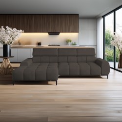 PLAZA Mini Free-Standing Left-Handed Corner Sofa in Solar 28 Versailles PLAZA Mini Free-Standing Left-Handed Corner Sofa in Solar 28 Versailles