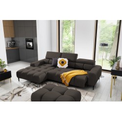 PLAZA Mini Free-Standing Left-Handed Corner Sofa in Solar 28 Versailles PLAZA Mini Free-Standing Left-Handed Corner Sofa in Solar 28 Versailles