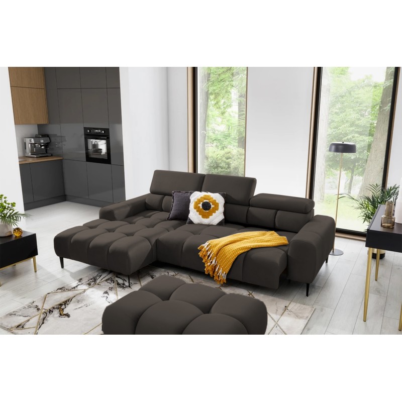 PLAZA Mini Free-Standing Left-Handed Corner Sofa in Solar 28 Versailles PLAZA Mini Free-Standing Left-Handed Corner Sofa in Solar 28 Versailles
