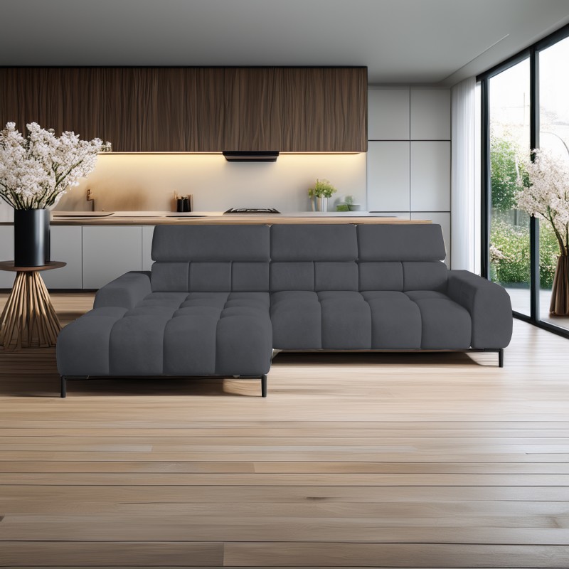 PLAZA Mini Freestanding Left-Handed Corner Sofa in Solar 96 Versailles PLAZA Mini Freestanding Left-Handed Corner Sofa in Solar 96 Versailles