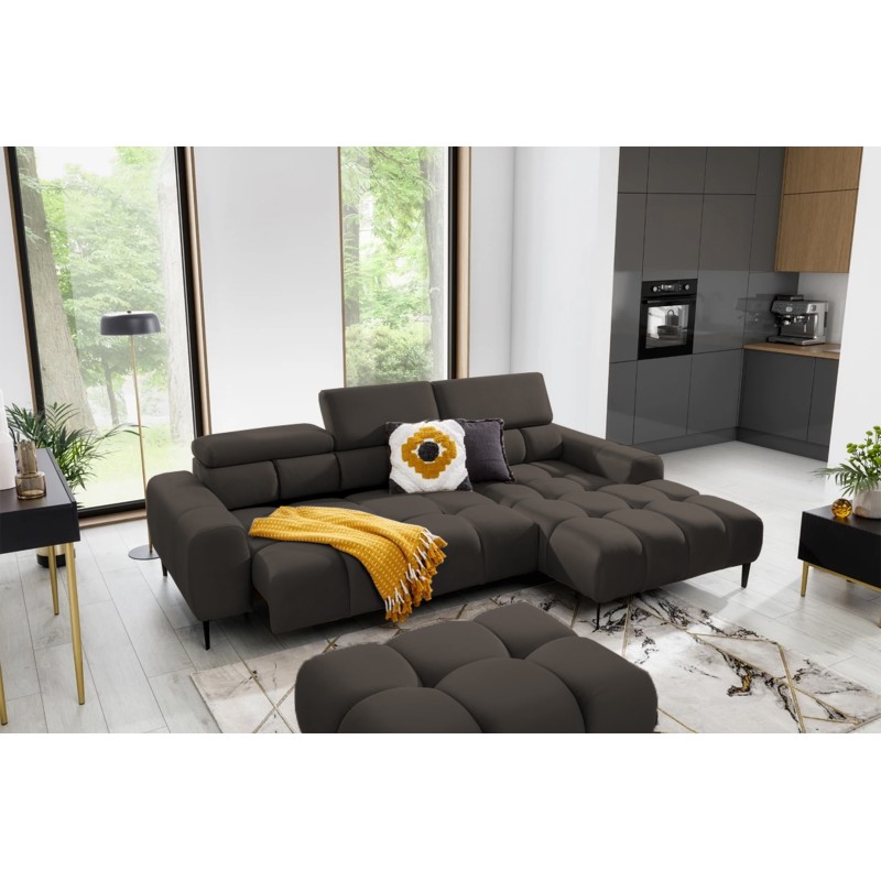 PLAZA Mini Free-Standing Right-Hand Corner Sofa in Solar 28 Versailles PLAZA Mini Free-Standing Right-Hand Corner Sofa in Solar 28 Versailles