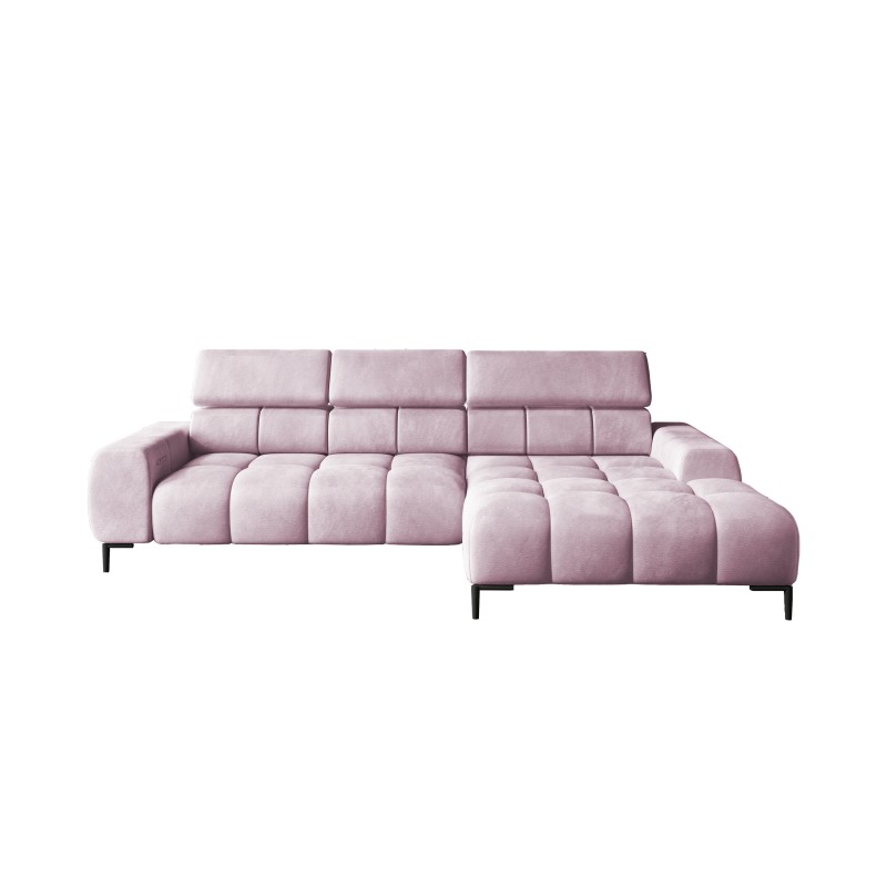 Luxurious PLAZA Mini Free-Standing Corner Sofa in Solar 61 VERSAILLES