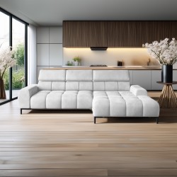 PLAZA Mini Free-Standing Right-Handed Corner Sofa in Solar 80 Versailles PLAZA Mini Free-Standing Right-Handed Corner Sofa in Solar 80 Versailles