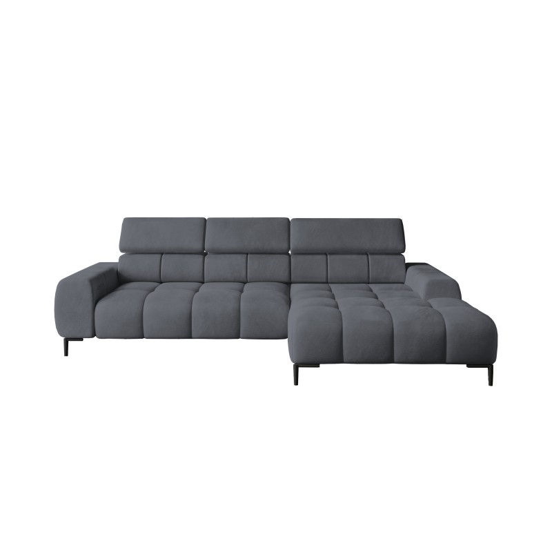 PLAZA Mini Freestanding Right-Handed Solar 96 Versailles Corner Sofa: Modern Comfort Meets Timeless Class