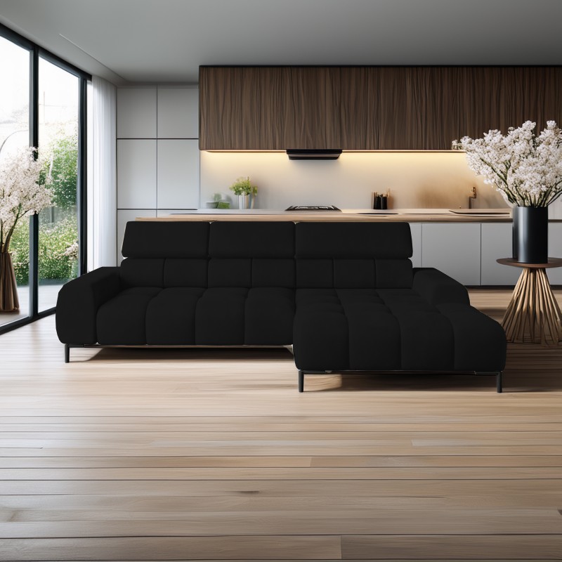 PLAZA Mini Free-Standing Right-Hand Corner Sofa in Solar 99 Versailles PLAZA Mini Free-Standing Right-Hand Corner Sofa in Solar 99 Versailles