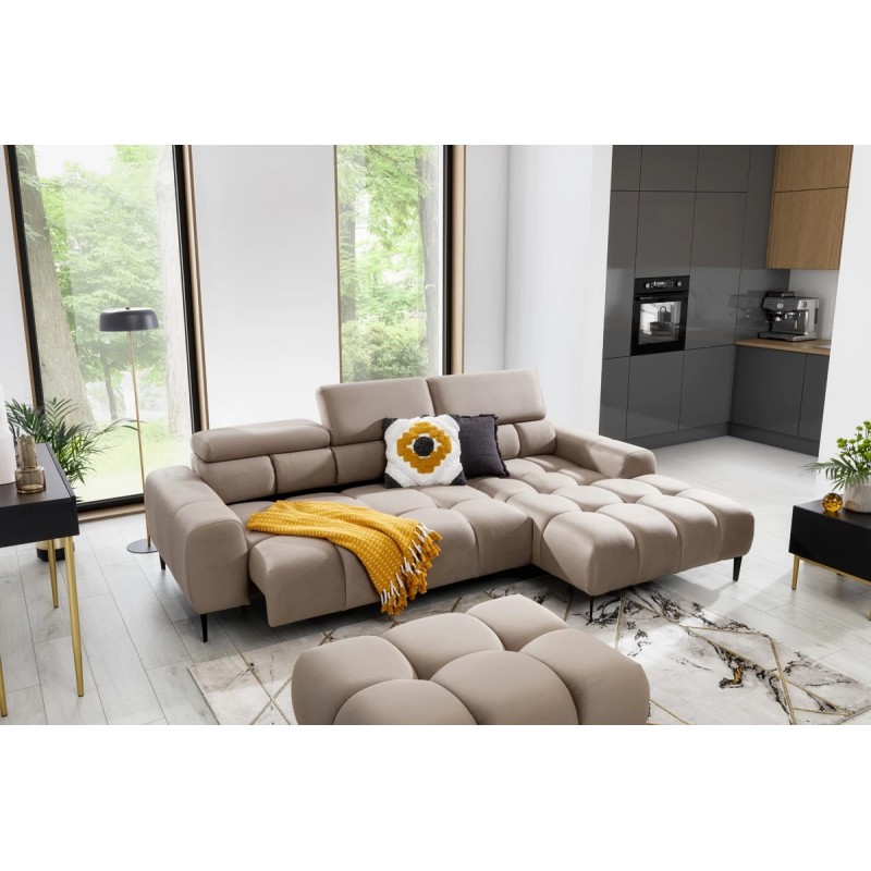 PLAZA Mini Free-Standing Right-Hand Corner Sofa in Solar 99 Versailles PLAZA Mini Free-Standing Right-Hand Corner Sofa in Solar 99 Versailles