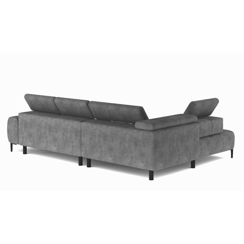 PLAZA L Free-Standing Left-Handed Corner Sofa in Monolith 84 VERSAILLES Finish PLAZA L Free-Standing Left-Handed Corner Sofa in Monolith 84 VERSAILLES Finish