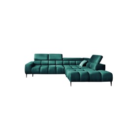 Modern PLAZA L Free-Standing Right-Hand Corner Sofa – Monolith 37 Versailles Finish
