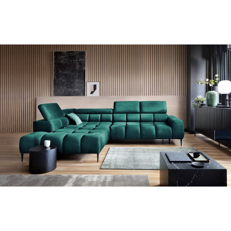 Modern PLAZA L Free-Standing Right-Hand Corner Sofa – Monolith 37 Versailles Finish Modern PLAZA L Free-Standing Right-Hand Corner Sofa – Monolith 37 Versailles Finish