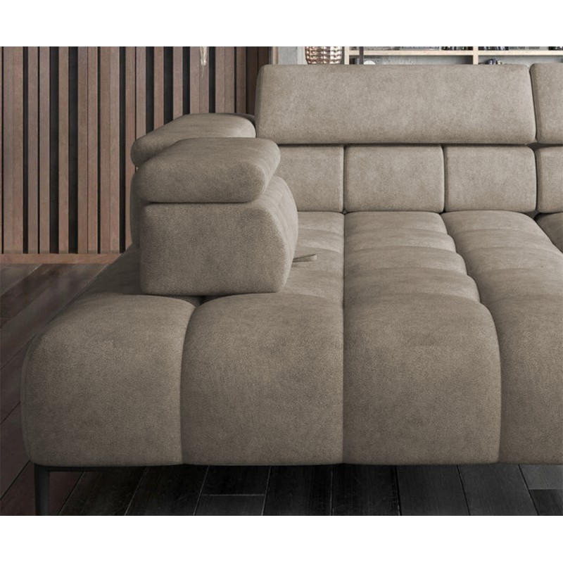 PLAZA L Versailles Corner Sofa: Modern Style Meets Adjustable Comfort PLAZA L Versailles Corner Sofa: Modern Style Meets Adjustable Comfort