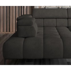 Luxurious PLAZA L Free-Standing Left-Handed Corner Sofa in Solar 28 WERSAL Luxurious PLAZA L Free-Standing Left-Handed Corner Sofa in Solar 28 WERSAL