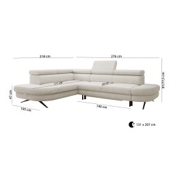 OTIS L Left-Handed Corner Sofa - Elegance & Versatility Wrapped In One OTIS L Left-Handed Corner Sofa - Elegance & Versatility Wrapped In One