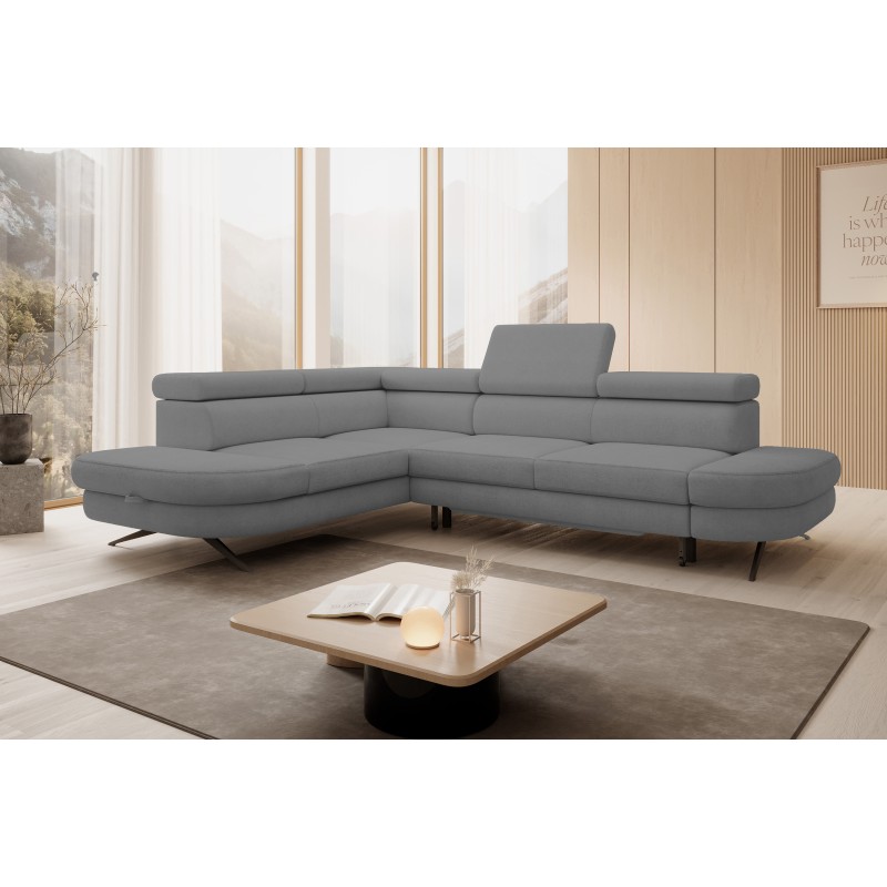 OTIS L Left-Handed Corner Sofa in AURORA 17 Versailles Fabric | Elegant & Practical Living Room Addition OTIS L Left-Handed Corner Sofa in AURORA 17 Versailles Fabric | Elegant & Practical Living Room Addition