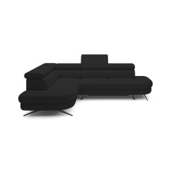 OTIS L Left-Handed Corner Sofa with Adjustable Headrests – Modern Luxury Meets Functionality