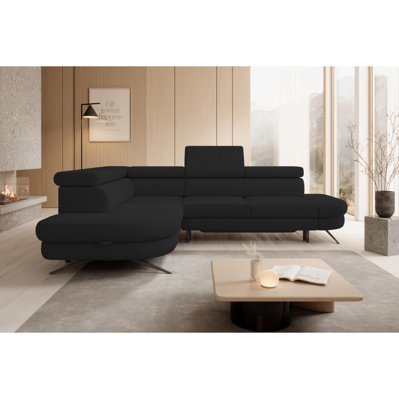 OTIS L Left-Handed Corner Sofa with Adjustable Headrests – Modern Luxury Meets Functionality OTIS L Left-Handed Corner Sofa with Adjustable Headrests – Modern Luxury Meets Functionality