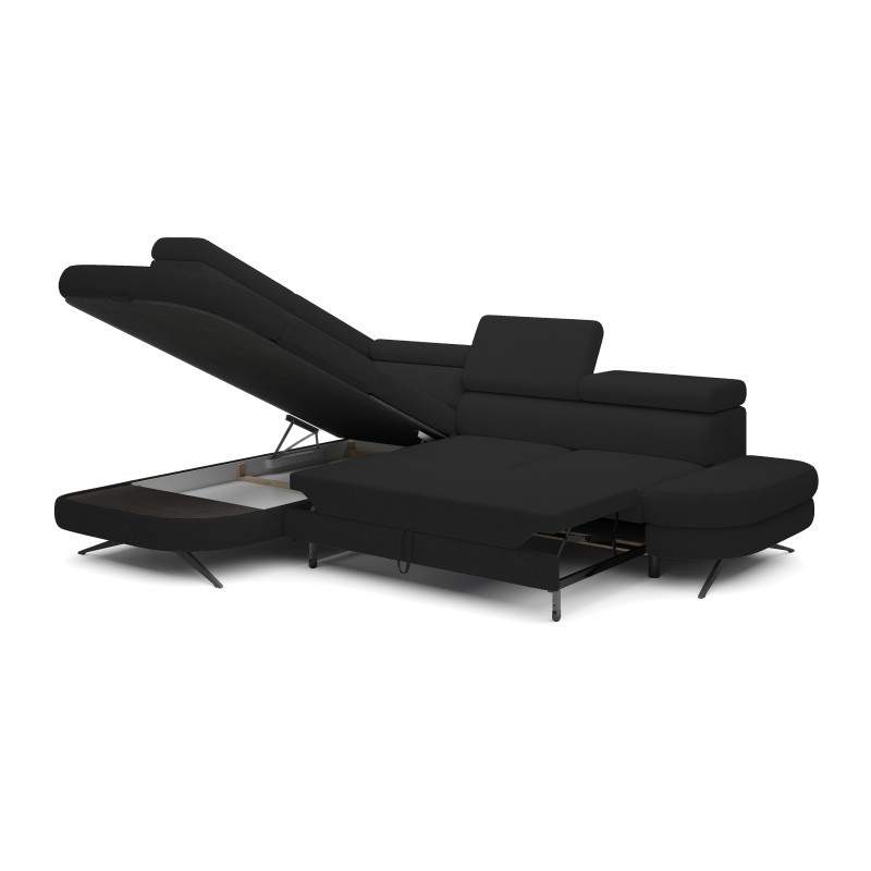 OTIS L Left-Handed Corner Sofa with Adjustable Headrests – Modern Luxury Meets Functionality OTIS L Left-Handed Corner Sofa with Adjustable Headrests – Modern Luxury Meets Functionality