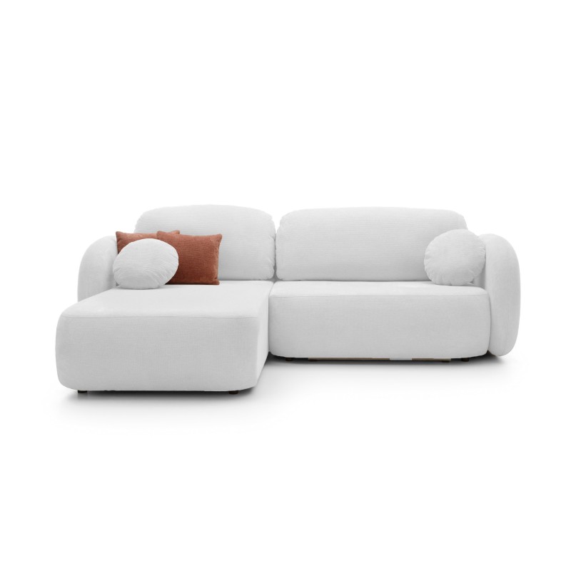 OLIO Free-Standing Corner Sofa in Aragon 01 Fabric - Left Configuration: Cozy Elegance meets Functional Design OLIO Free-Standing Corner Sofa in Aragon 01 Fabric - Left Configuration: Cozy Elegance meets Functional Design
