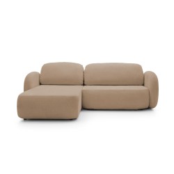 Luxurious OLIO Free-Standing Left-Hand Corner in Aragon 14 Fabric