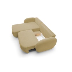 OLIO Free-standing Corner Sofa in Aragon 35 Fabric - Left Configuration OLIO Free-standing Corner Sofa in Aragon 35 Fabric - Left Configuration
