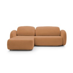 OLIO Free-Standing Corner Unit in Aragon 56 Fabric - Left Layout | Modern and Functional