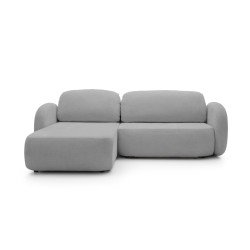 OLIO Free-Standing Left-Hand Corner Unit in Aragon 90 Fabric | Elegant Functionality Meets Modern Design
