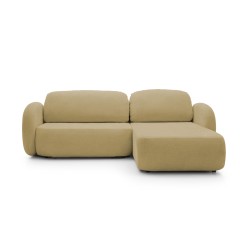 OLIO Free-Standing Corner Unit in Aragon 35 Fabric - Right Configuration