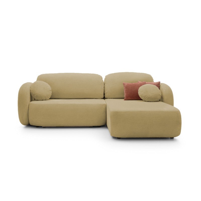OLIO Free-Standing Corner Unit in Aragon 35 Fabric - Right Configuration OLIO Free-Standing Corner Unit in Aragon 35 Fabric - Right Configuration