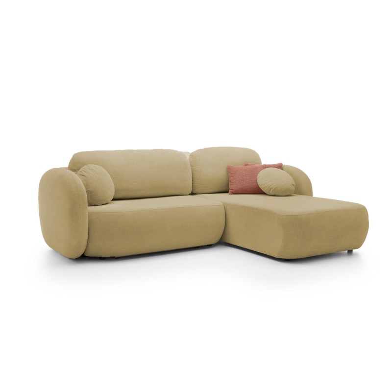 OLIO Free-Standing Corner Unit in Aragon 35 Fabric - Right Configuration OLIO Free-Standing Corner Unit in Aragon 35 Fabric - Right Configuration