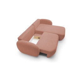 OLIO Free-Standing Corner Sofa, Right Configuration in Aragon 59 Fabric OLIO Free-Standing Corner Sofa, Right Configuration in Aragon 59 Fabric