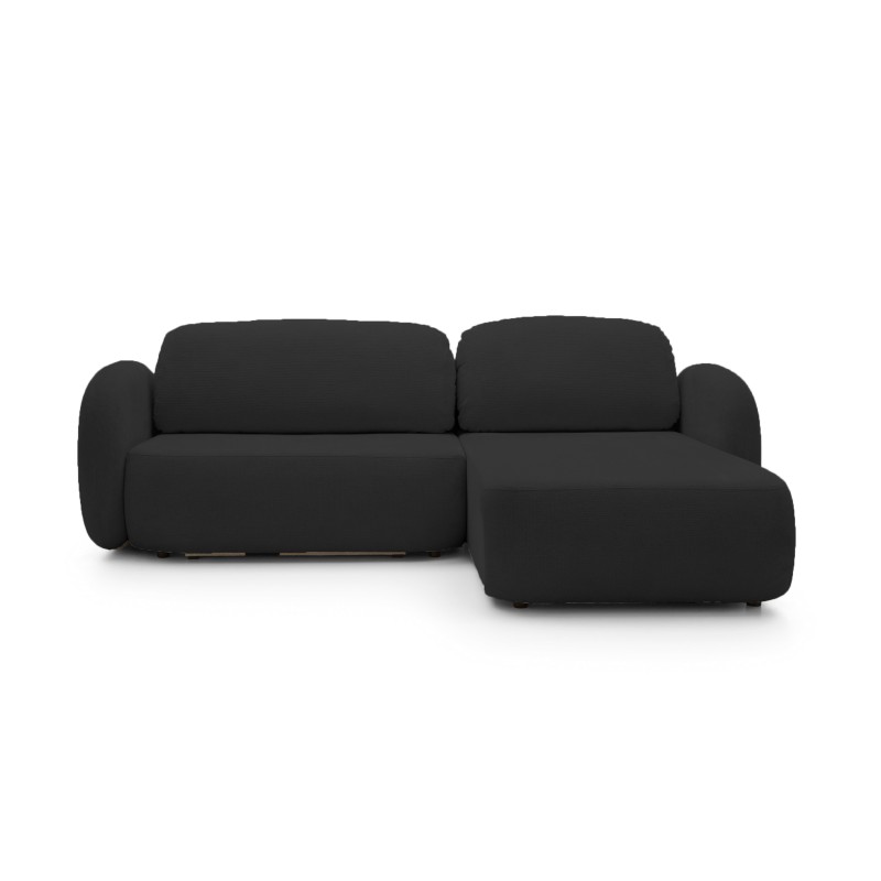 "OLIO Free-Standing Corner Unit in Aragon 99 Fabric - Right Configuration"