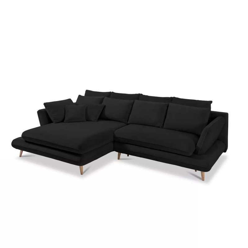 MONTE Left-Hand Corner Sofa with Sleep Function, Storage and Cushions, Sorriso 01 Anthracite WERSAL Edition MONTE Left-Hand Corner Sofa with Sleep Function, Storage and Cushions, Sorriso 01 Anthracite WERSAL Edition