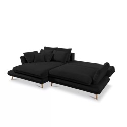 MONTE Left-Hand Corner Sofa with Sleep Function, Storage and Cushions, Sorriso 01 Anthracite WERSAL Edition MONTE Left-Hand Corner Sofa with Sleep Function, Storage and Cushions, Sorriso 01 Anthracite WERSAL Edition