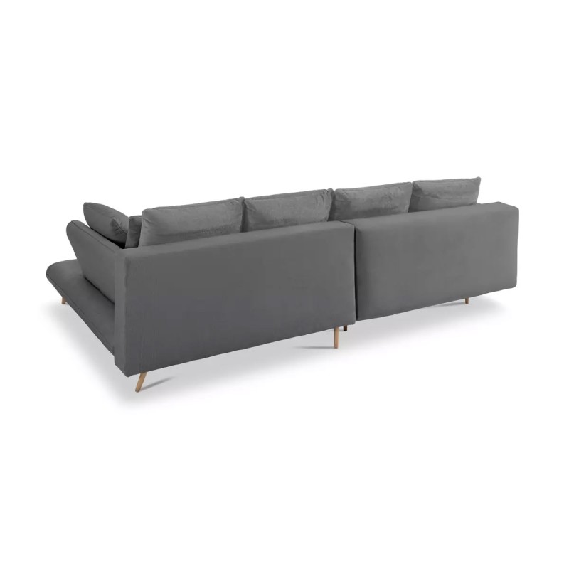 MONTE Left-Handed Corner Sofa with Sleeping Function, Storage Compartment and Cushions, Sorriso 04 Grey VERSAILLES MONTE Left-Handed Corner Sofa with Sleeping Function, Storage Compartment and Cushions, Sorriso 04 Grey VERSAILLES
