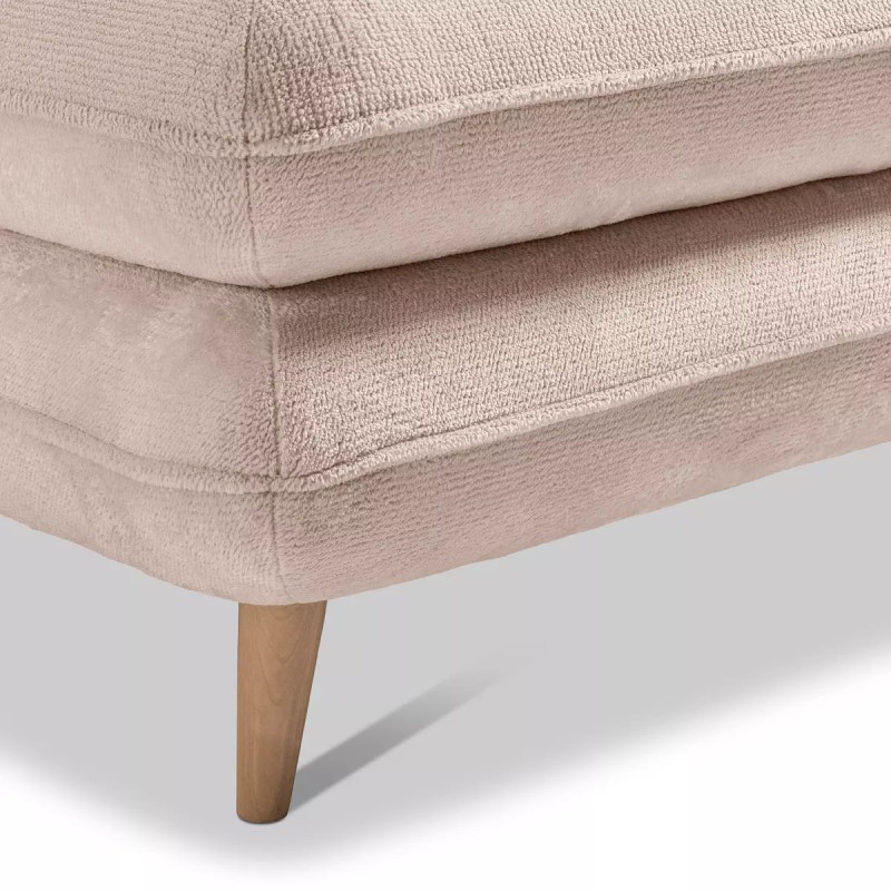 MONTE Left-Handed Corner Sofa with Sleeping Function, Storage Compartment and Cushions, Sorriso 06 Cream VERSAILLES MONTE Left-Handed Corner Sofa with Sleeping Function, Storage Compartment and Cushions, Sorriso 06 Cream VERSAILLES
