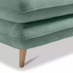 MONTE Left-Hand Corner Sofa with Sleep Function, Storage and Pillows, Sorriso 08 Mint WERSAL MONTE Left-Hand Corner Sofa with Sleep Function, Storage and Pillows, Sorriso 08 Mint WERSAL