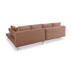 MONTE Right-Handed Corner Sofa with Sleep Function, Storage and Cushions, Sorriso 05 Brown VERSAILLES MONTE Right-Handed Corner Sofa with Sleep Function, Storage and Cushions, Sorriso 05 Brown VERSAILLES