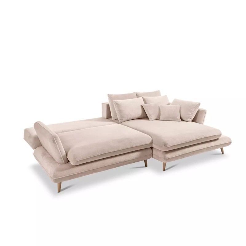 MONTE Right-Handed Corner Sofa with Sleep Function, Storage and Pillows, Sorriso 06 Cream Edition by WERSAL MONTE Right-Handed Corner Sofa with Sleep Function, Storage and Pillows, Sorriso 06 Cream Edition by WERSAL