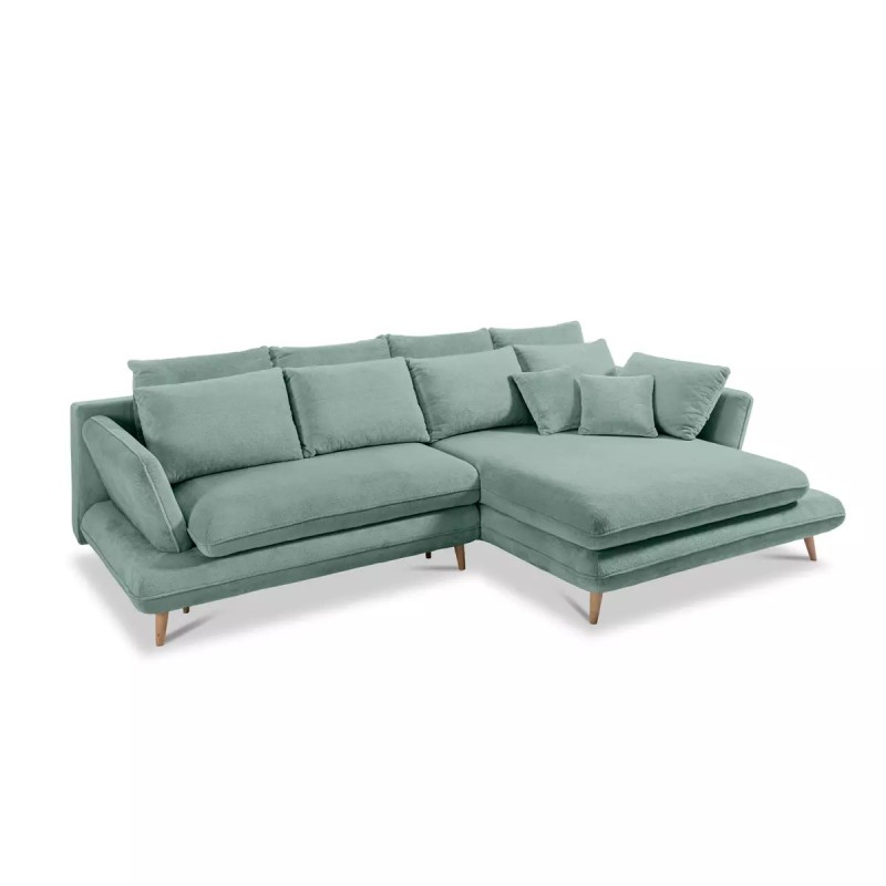MONTE Right-Handed Corner Sofa with Sleep Function, Storage and Cushions, Mint Sorriso 08 VERSAILLES Edition MONTE Right-Handed Corner Sofa with Sleep Function, Storage and Cushions, Mint Sorriso 08 VERSAILLES Edition